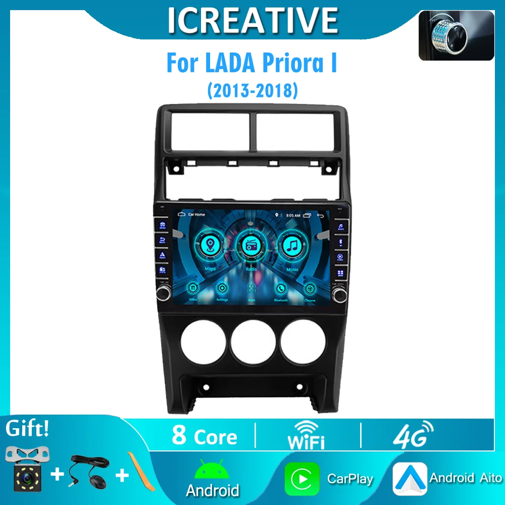 Icreative 2 Din 9 Inch Android For LADA Priora I 2013-2018 Autoradio 4G Carplay GPS Navigation Multimedia Player Auto Stereo
Icreative 2 Din 9 Inch Android For LADA Priora I 2013-2018 Autoradio 4G Carplay GPS Navigation Multimedia Player Auto Stereo