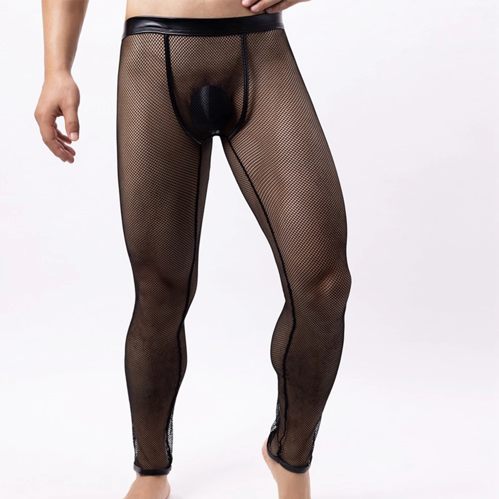 Men Mesh Sheer Fishnet Pants Sexy Hollow Home Trousers See Through Leggings Underwear Slip Homme Night Club Wear
Men Mesh Sheer Fishnet Pants Sexy Hollow Home Trousers See Through Leggings Underwear Slip Homme Night Club Wear