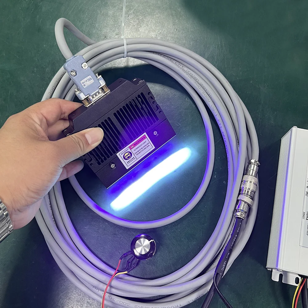 10010 Fan-cooled UV Curing Lamp Line Irradiation UV LED Pre Curing Lamp for Variable Data UV Inkjet Printer
10010 Fan-cooled UV Curing Lamp Line Irradiation UV LED Pre Curing Lamp for Variable Data UV Inkjet Printer