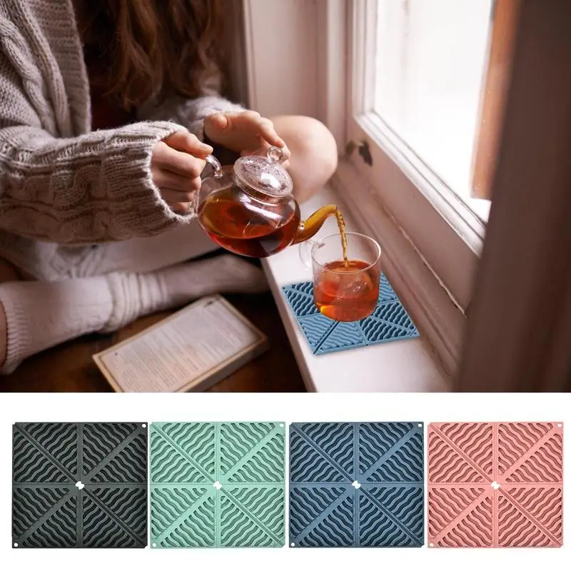 Heat Resistant Silicone Coasters Non Slip Tableware Drink Cup Mat Table Placemat Thicken Bowls Pot Holder Kitchen Accessories 
Heat Resistant Silicone Coasters Non Slip Tableware Drink Cup Mat Table Placemat Thicken Bowls Pot Holder Kitchen Accessories