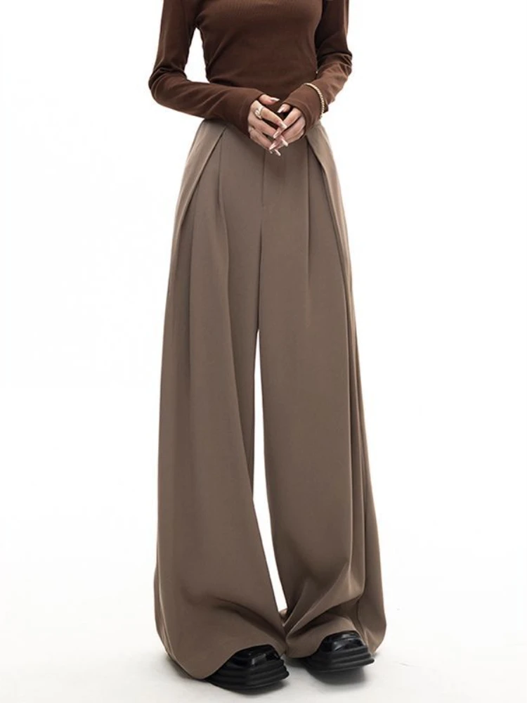 ADAgirl High Waist Office Ladies Work Pants Women Streetwear Fashion Kpop Wide Leg Pleated Wide Leg Trousers Y2k Causal Bottoms
ADAgirl High Waist Office Ladies Work Pants Women Streetwear Fashion Kpop Wide Leg Pleated Wide Leg Trousers Y2k Causal Bottoms