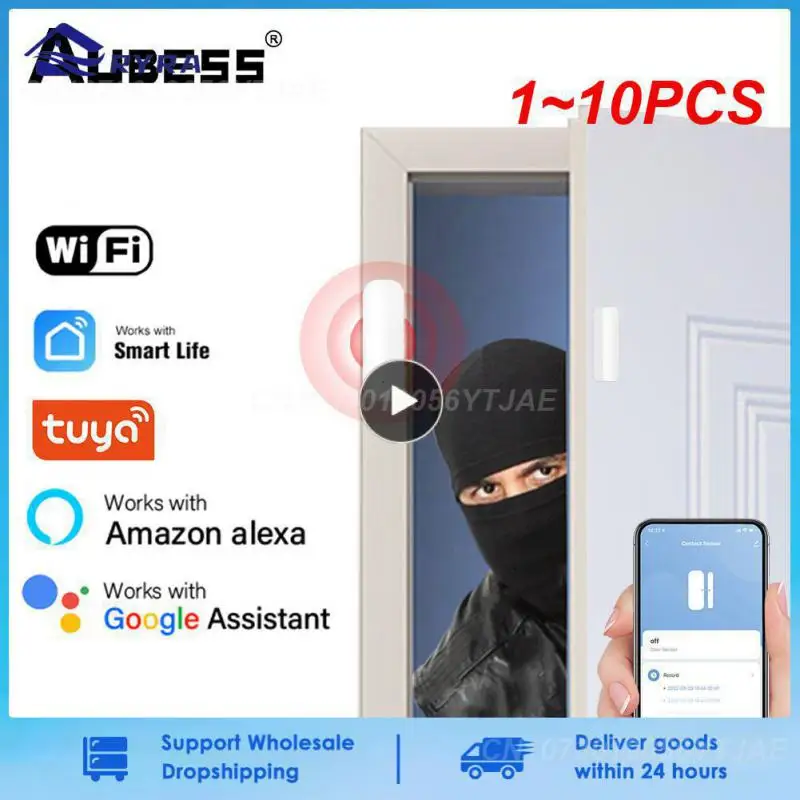 1~10PCS Tuya WiFi Door Sensor Open/Close Detector Window Door Sensor APP Remote Control Linked Alarm Smartlife Support Alexa
1~10PCS Tuya WiFi Door Sensor Open/Close Detector Window Door Sensor APP Remote Control Linked Alarm Smartlife Support Alexa