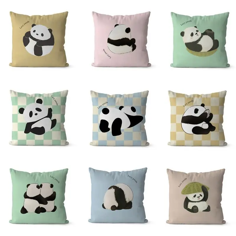 CUTE Panda Decorative Pillowcases Fat Panda Pillows Case for Girls Room Bed Sofa Pillow Covers Boy Girl Kid Gift Room Aesthetics
CUTE Panda Decorative Pillowcases Fat Panda Pillows Case for Girls Room Bed Sofa Pillow Covers Boy Girl Kid Gift Room Aesthetics