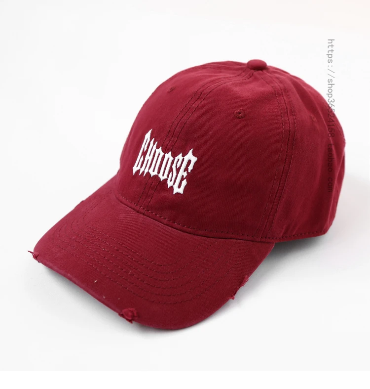 Ripped Letter Print Embroidered Peaked Cap Female Hong Kong Style Street Casual All-Match Sun-Shade Sun Protection Hat Male
Ripped Letter Print Embroidered Peaked Cap Female Hong Kong Style Street Casual All-Match Sun-Shade Sun Protection Hat Male