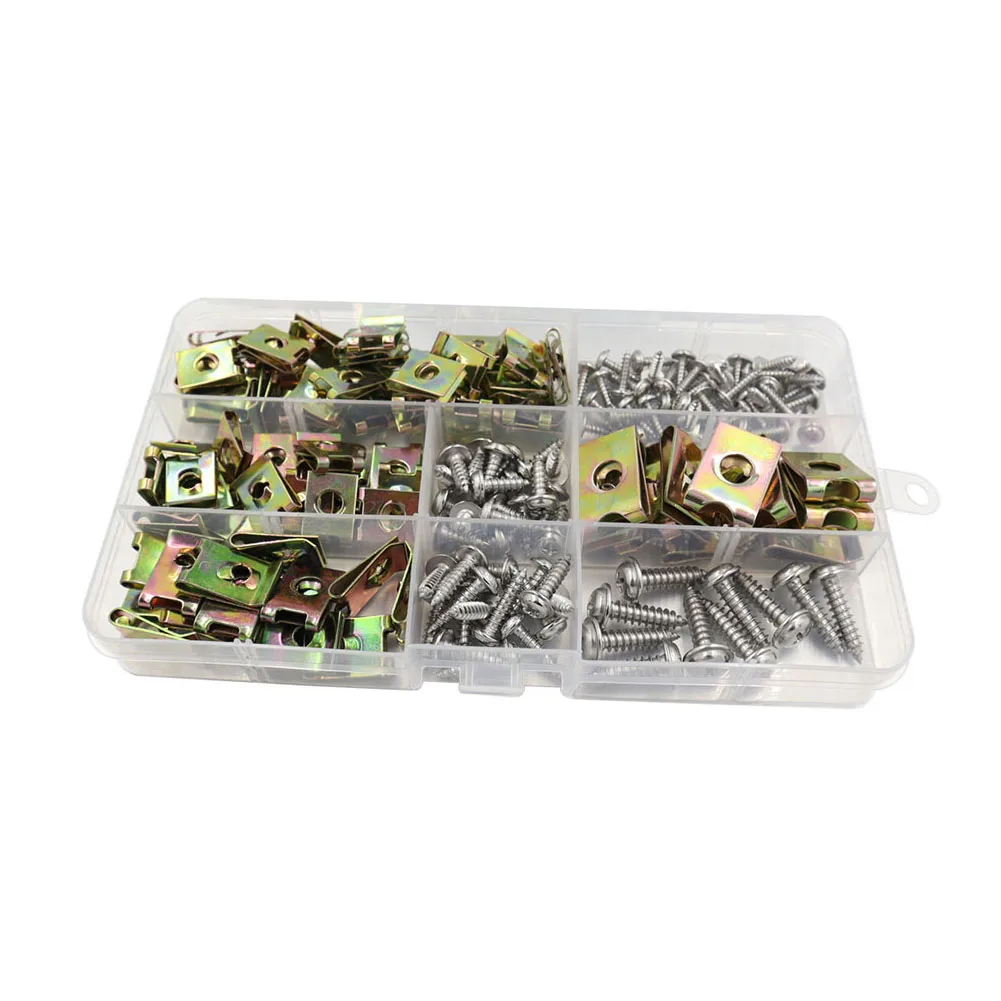 Screws Tapping Screws Assortment Kit Car Fender Bumper Colored Fastener Sorting Box Tapping Screws U Nuts Clips&Self
Screws Tapping Screws Assortment Kit Car Fender Bumper Colored Fastener Sorting Box Tapping Screws U Nuts Clips&Self