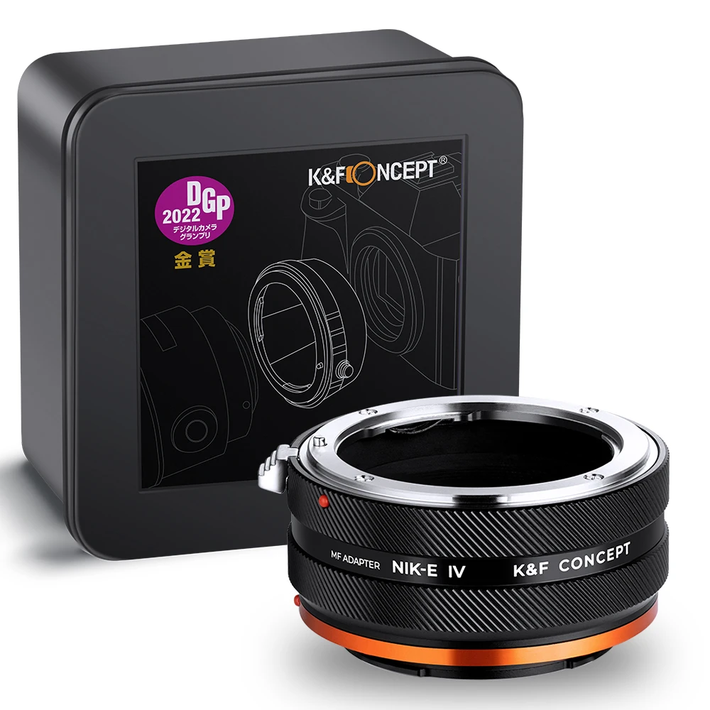 

K&F Concept IV Pro Lens Adapter for Nikon F AI AIS D to Sony E Mount Camera a6000 a5000 A7C A7C2 A1 A9 A7S A7R2 A73 A7R4 A7R5