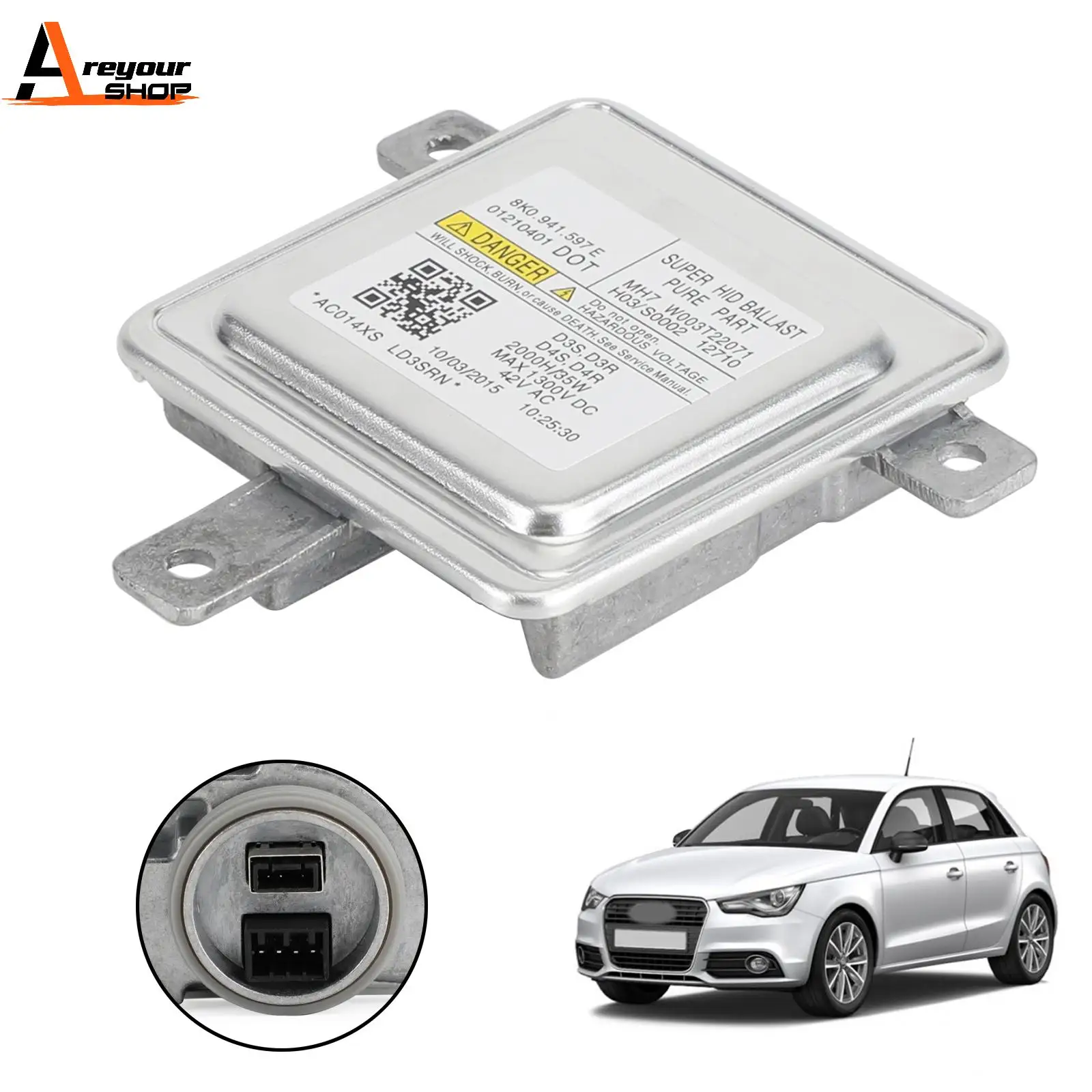Areyourshop HID Xenon Headlight Ballast Control Unit For Audi A1 A4 Q5 Polo Golf 8K0941597E BLA-597E-N Car Auto Parts
Areyourshop HID Xenon Headlight Ballast Control Unit For Audi A1 A4 Q5 Polo Golf 8K0941597E BLA-597E-N Car Auto Parts