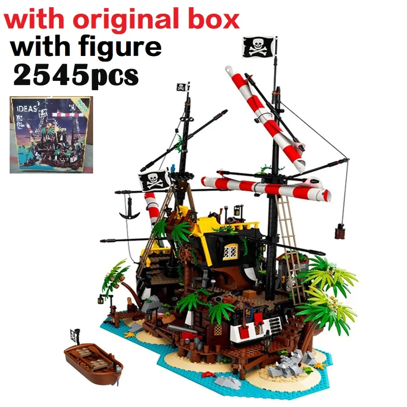 

In Stock Pirates of Barracuda Bay 698998 2545Pcs Building Blocks Bricks Kid Birthday Christmas Gifts Compatible 21322