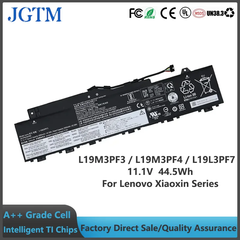 Аккумулятор JGTM L19M3PF3 L19M3PF4 L19L3PF7 для ноутбука Lenovo Xiaoxin AIR-14IIL AIR14 2020 Series Factory
Аккумулятор JGTM L19M3PF3 L19M3PF4 L19L3PF7 для ноутбука Lenovo Xiaoxin AIR-14IIL AIR14 2020 Series Factory