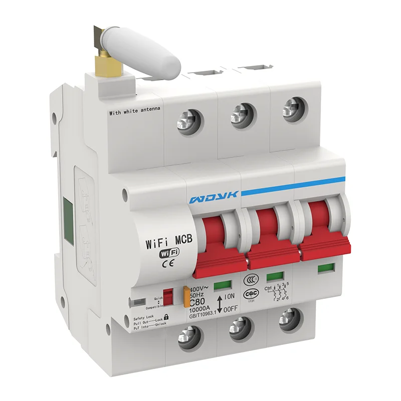 Smart 3P 16A-125A Remote Control Wifi Circuit Breaker/smart switch/ Intelligent automatic Recloser support alexa and
Smart 3P 16A-125A Remote Control Wifi Circuit Breaker/smart switch/ Intelligent automatic Recloser support alexa and
