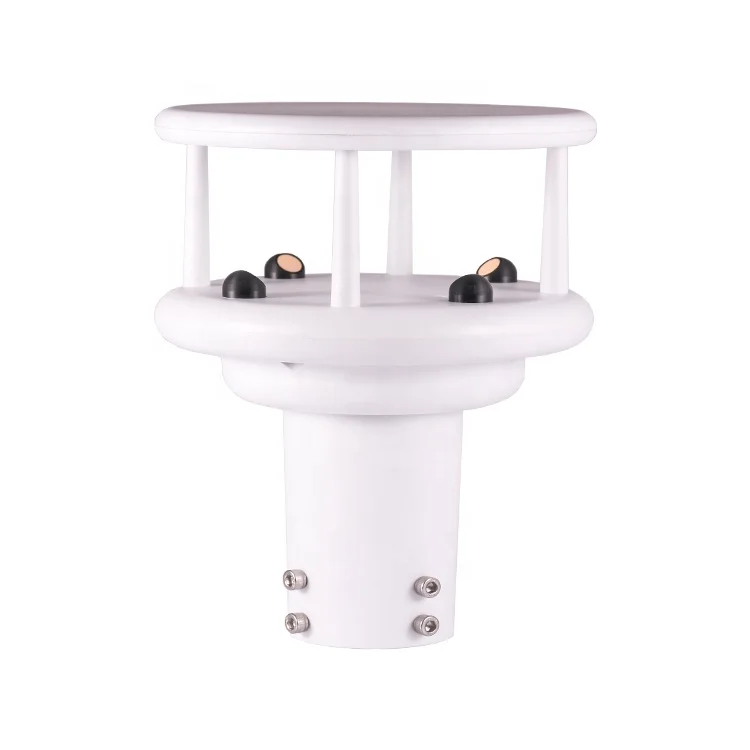 

Compact Weather Station anemometer RS485 Modbus Ultrasonic Wind Sensor For Tow Bridge Environment Speed and Direction Measuring