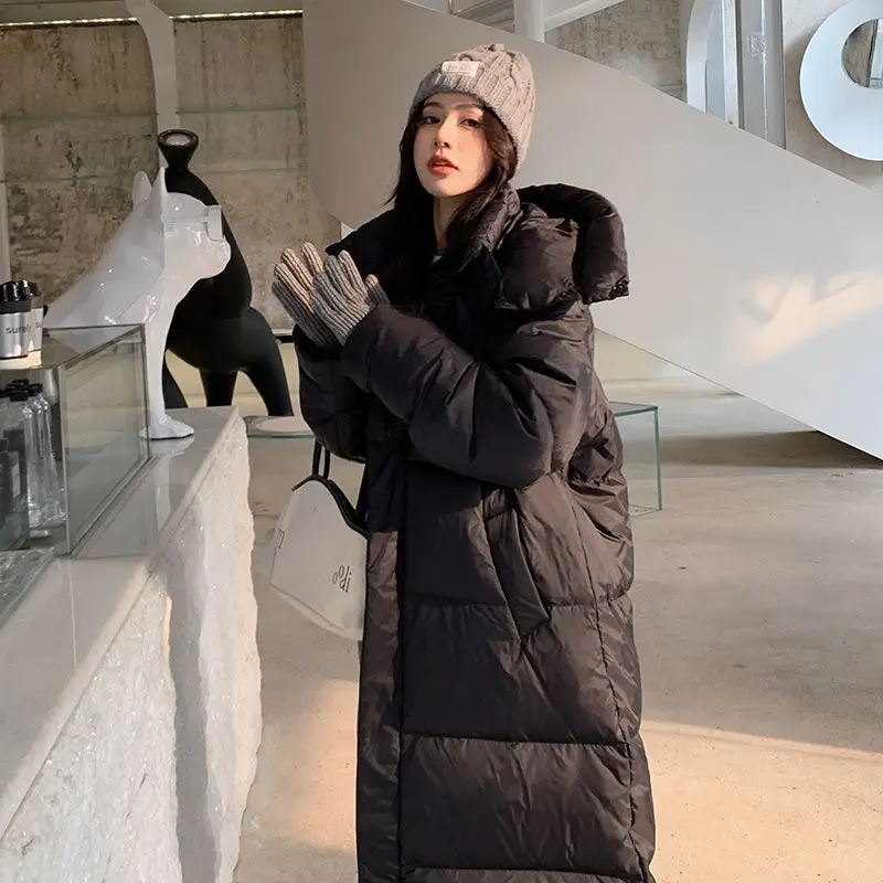 2023 New Women Down Cotton Coat Winter Jacket Female Extended Version Parkas Hooded Outwear Loose Fashion Cozy Overcoat
2023 New Women Down Cotton Coat Winter Jacket Female Extended Version Parkas Hooded Outwear Loose Fashion Cozy Overcoat