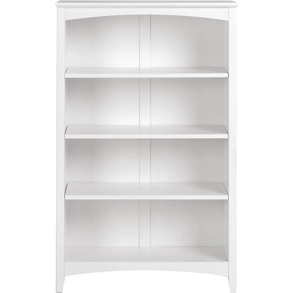 4 Shelf Bookcase Solid Wood 48 inch High Adjustable Shelving Closed Back Display Bookshelf for Living Room, Bedroom, and Office
4 Shelf Bookcase Solid Wood 48 inch High Adjustable Shelving Closed Back Display Bookshelf for Living Room, Bedroom, and Office