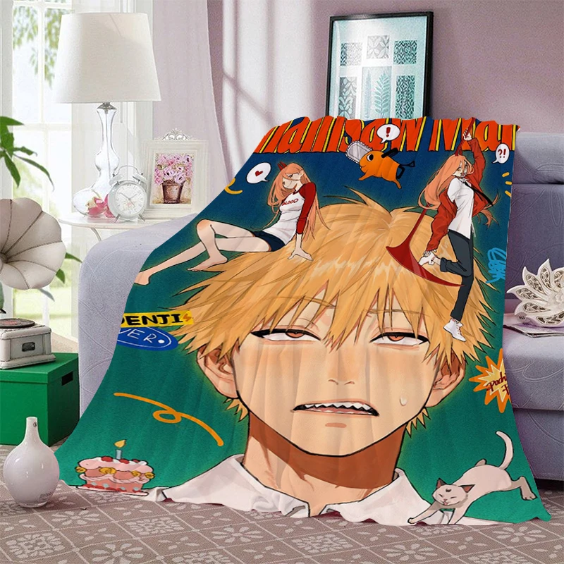 Anime Fleece Blanket Sofa Winter B-Chainsaw Man Microfiber Bedding Warm Bed Camping Custom Nap Fluffy Soft Blankets King Size
Anime Fleece Blanket Sofa Winter B-Chainsaw Man Microfiber Bedding Warm Bed Camping Custom Nap Fluffy Soft Blankets King Size