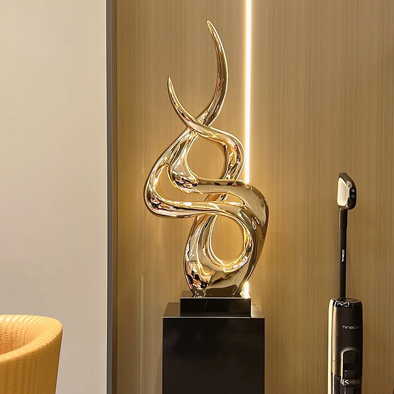 Living room decorationsOrnamentsModern abstract sculpturesLarge hotel tabletop furnishings Creative light luxury decorative artw
Living room decorationsOrnamentsModern abstract sculpturesLarge hotel tabletop furnishings Creative light luxury decorative artw