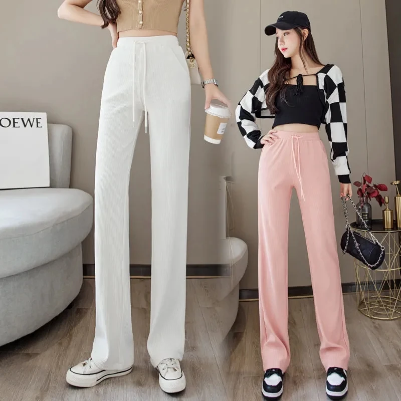New Women’S Split Wide Leg Pants Summer Female Korean High Waist Elegant Streetwear Casual Fashion Slim All-Match Long Trousers
New Women’S Split Wide Leg Pants Summer Female Korean High Waist Elegant Streetwear Casual Fashion Slim All-Match Long Trousers