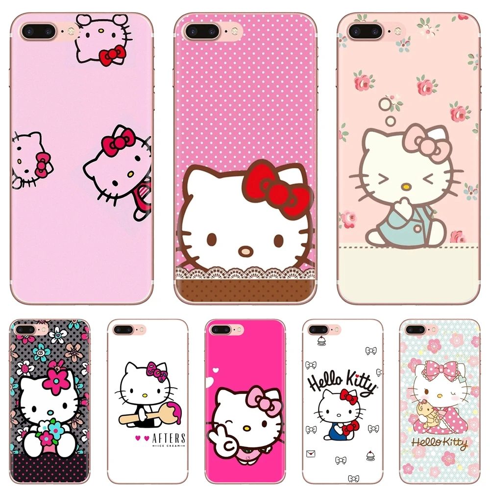 Чехол для сотового телефона милый kawaii Hello Kitty LG K10 K8 K7 K4 Nokia X6 2 3 5 6 8 9 230 3310 1 7 Plus 2017 2018 |