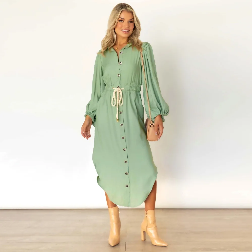 2022 Autumn Women Retro Tunic Long Sleeved Floral Solid Turn-Down Bodycon Dresses Vintage Dress Elegant Ladies Dress Party Dress
2022 Autumn Women Retro Tunic Long Sleeved Floral Solid Turn-Down Bodycon Dresses Vintage Dress Elegant Ladies Dress Party Dress