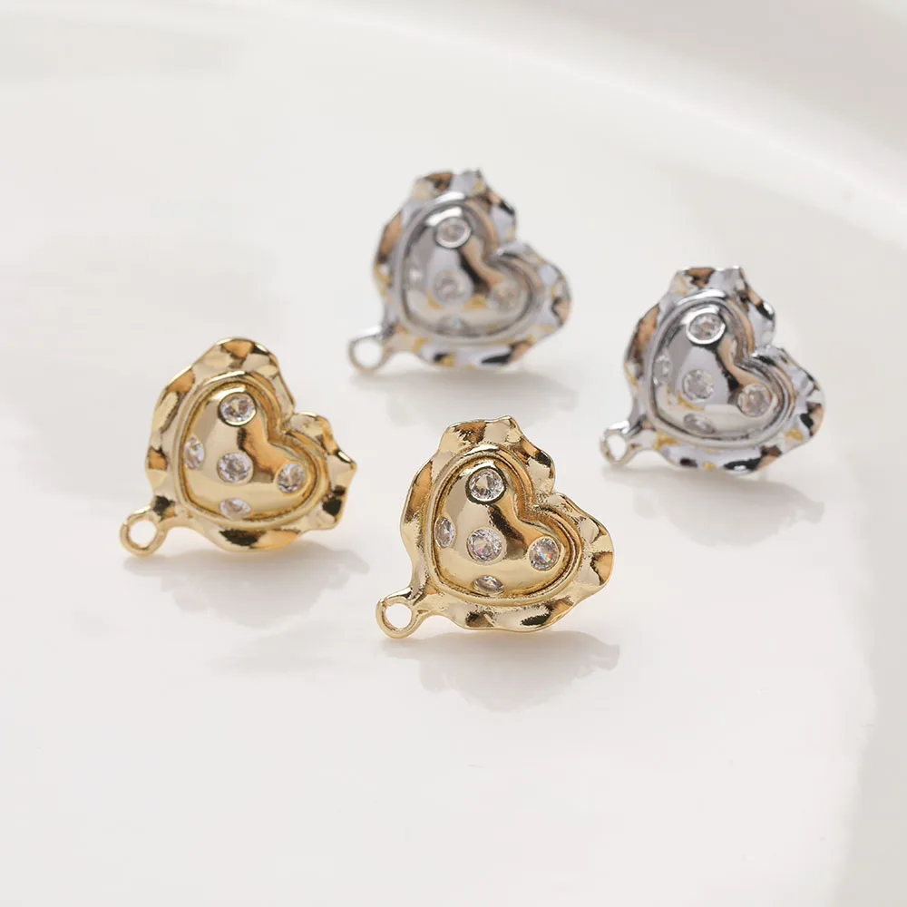 4 шт 14K позолоченные кудрявые края сердца гвоздики латунь ювелирные изделия Сделай Сам материалы аксессуары
4 шт 14K позолоченные кудрявые края сердца гвоздики латунь ювелирные изделия Сделай Сам материалы аксессуары