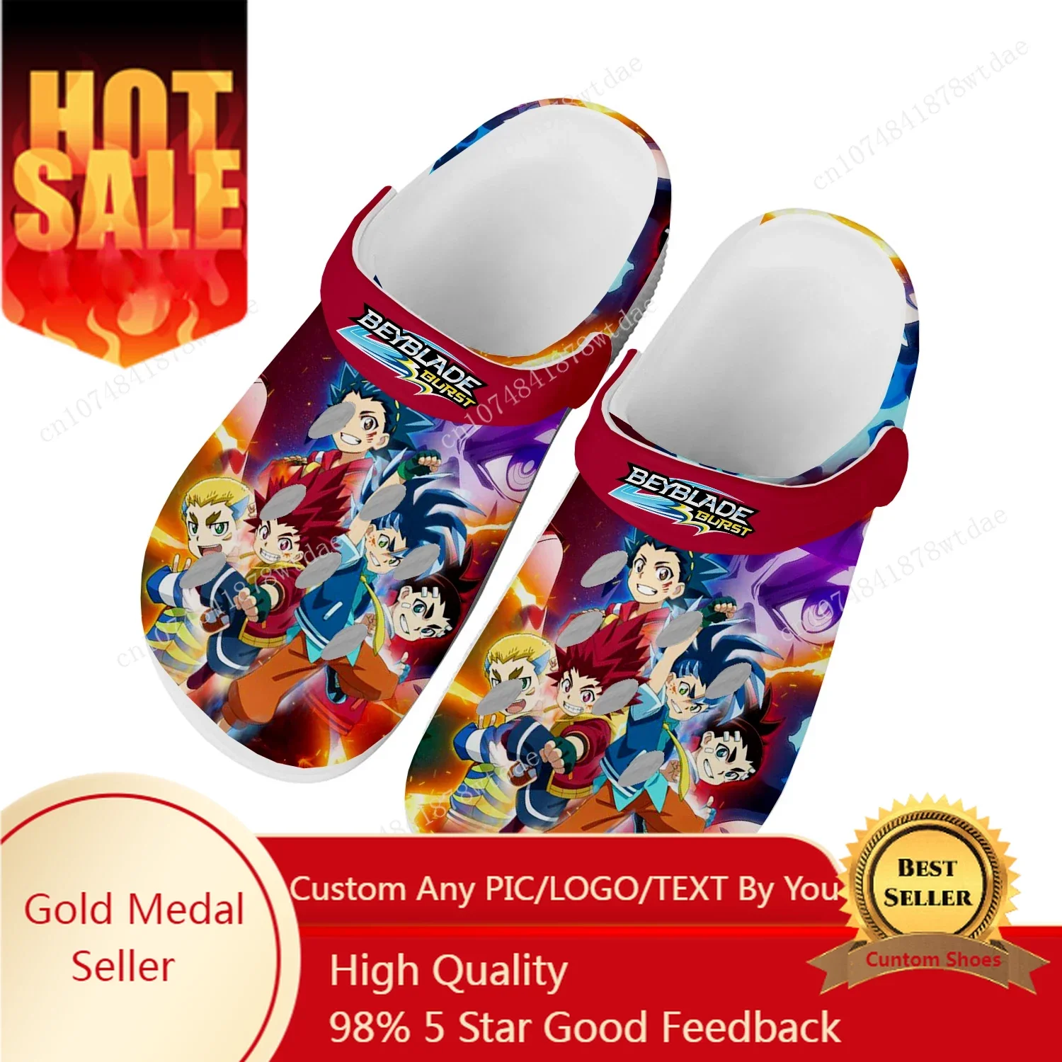Beyblade Burst Home Clogs Men Women Youth Boy Girl Customize Water Shoes Aoi Valt Anime Garden Beach Hole Slippers Sandals
Beyblade Burst Home Clogs Men Women Youth Boy Girl Customize Water Shoes Aoi Valt Anime Garden Beach Hole Slippers Sandals