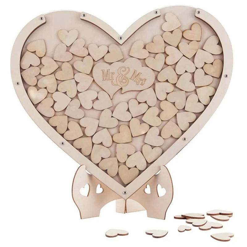 Свадебная Гостевая книга с подвеской, деревянная книга с сердечками, свадебный подарок 
Свадебная Гостевая книга с подвеской, деревянная книга с сердечками, свадебный подарок