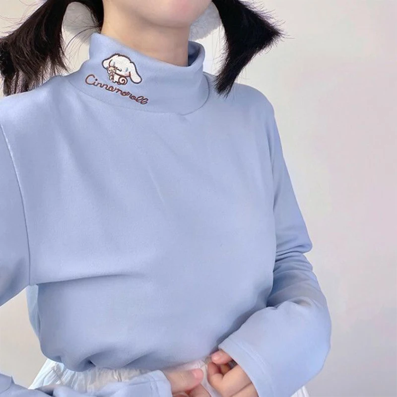 My Melody Sanrio Kawaii Anime Turtleneck Plush Warm Base Shirt Cinnamoroll Cute Wear Long-Sleeved T-Shirt Underneath Toys Kids
My Melody Sanrio Kawaii Anime Turtleneck Plush Warm Base Shirt Cinnamoroll Cute Wear Long-Sleeved T-Shirt Underneath Toys Kids
