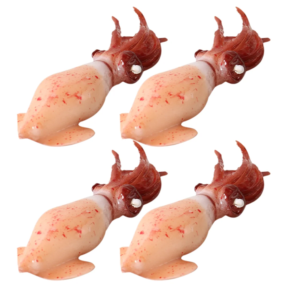 4 Pcs Bathroom Decorations Simulation Squid Artificial Meat Marine Animal Figurines Food Models Toy Figures Child
4 Pcs Bathroom Decorations Simulation Squid Artificial Meat Marine Animal Figurines Food Models Toy Figures Child