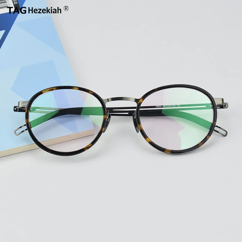 

TAG Hezekiah Glasses Frames Men 2024 fashion Eyewear Optical Prescription Glasses Frame Eyeglasses Myopia Retro spectacle Women