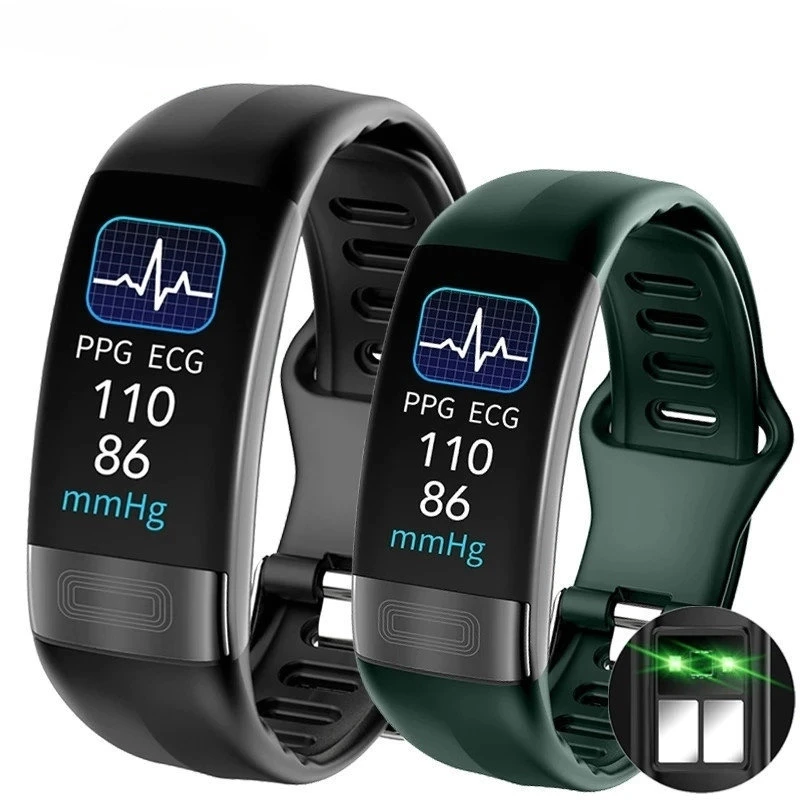 

Новый смарт-браслет с ЭКГ + ППГ, фитнес-трекер для женщин и мужчин, калорий, артериального давления, водонепроницаемый спортивный смарт-браслет, умные часы для здоровья