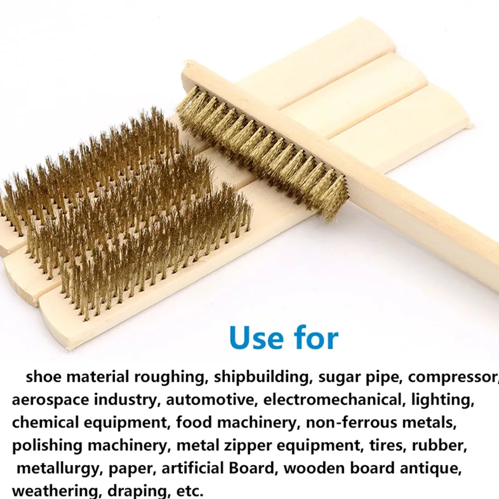8.07Inch Copper Wire Brush Mini Paint Rust Remover Steel Wire Brushes Industrial Metal Polishing Burring Cleaning Brush Cleaning
8.07Inch Copper Wire Brush Mini Paint Rust Remover Steel Wire Brushes Industrial Metal Polishing Burring Cleaning Brush Cleaning