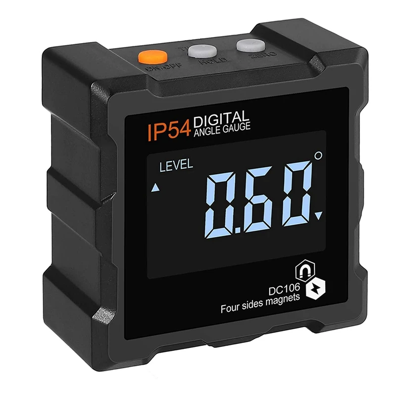 2 Pcs 4X90 Degrees(0-360 Degrees)Digital Electronic Magnetic Angle Backlight Digital Level Box Protractor Bevel Gauge
2 Pcs 4X90 Degrees(0-360 Degrees)Digital Electronic Magnetic Angle Backlight Digital Level Box Protractor Bevel Gauge