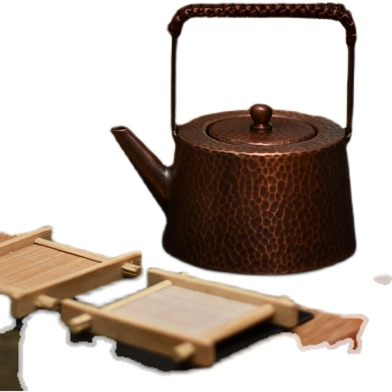 Pure handmade small copper teapot, pure copper teapot, lifting beam, brewing teapot, boiling water, copper teapot kung fu teapot
Pure handmade small copper teapot, pure copper teapot, lifting beam, brewing teapot, boiling water, copper teapot kung fu teapot