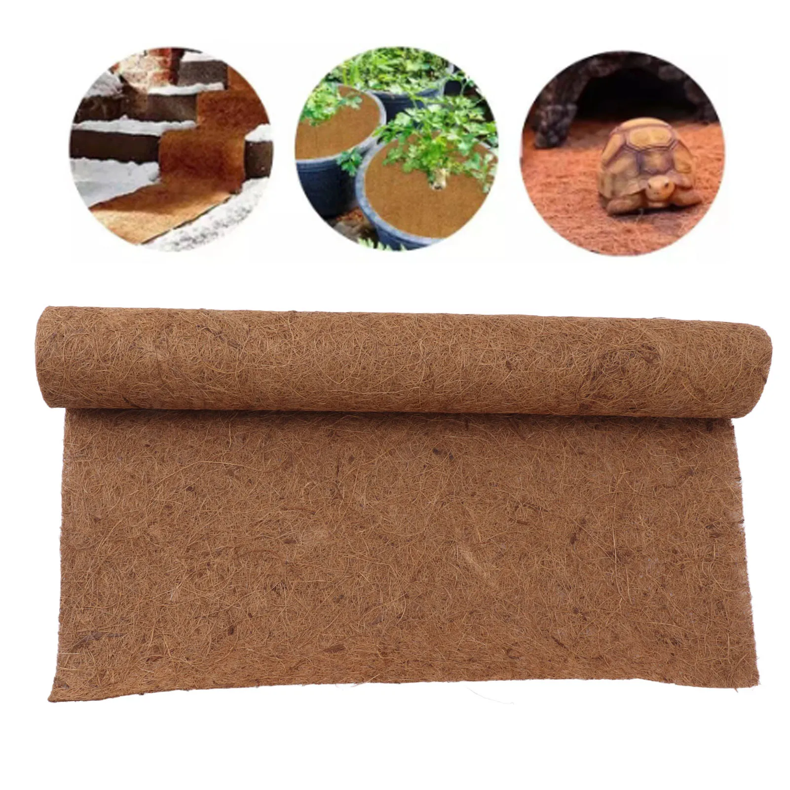 Reptiles Carpet Natural Fiber Mattress Tortoises Mat Pet Terrarium Liners Pad Brown Bedding for Lizards, Snake 1.6x4.9ft
Reptiles Carpet Natural Fiber Mattress Tortoises Mat Pet Terrarium Liners Pad Brown Bedding for Lizards, Snake 1.6x4.9ft
