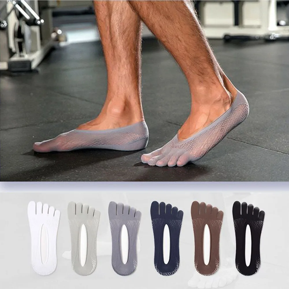 1 Pairs Men Fingers Socks Summer Ultra-thin Breathable Toe Sock Silicone Non-slip Comfortable Invisible Male Low Cut Elastic Sox
1 Pairs Men Fingers Socks Summer Ultra-thin Breathable Toe Sock Silicone Non-slip Comfortable Invisible Male Low Cut Elastic Sox