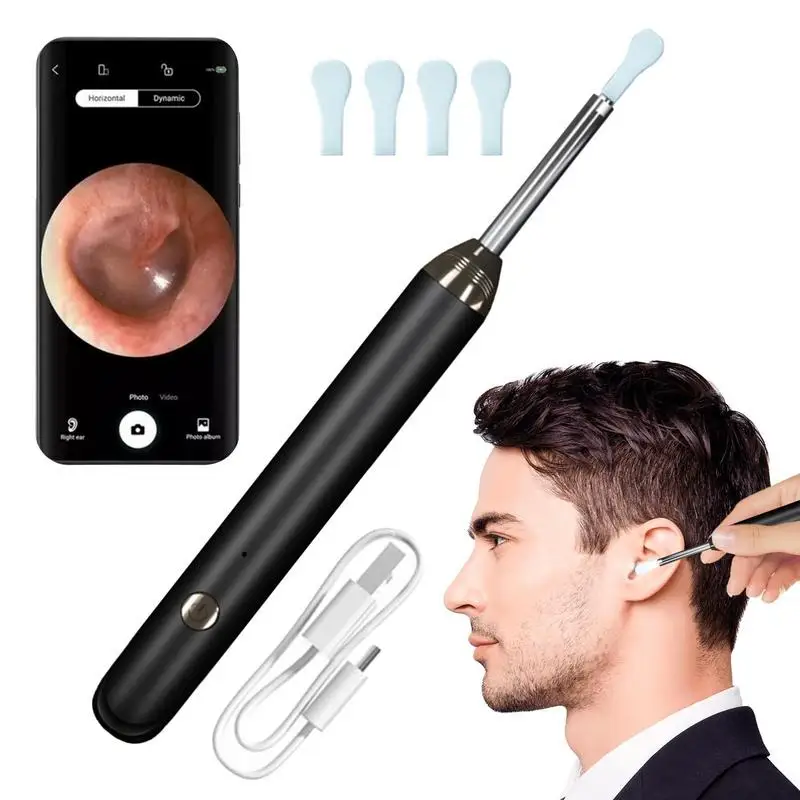 Wireless Smart Visual Ear Cleaner Ear Wax Removal Camera Kit Portable Wireless Otoscope With Ear Cleaning Tool For Men Women
Wireless Smart Visual Ear Cleaner Ear Wax Removal Camera Kit Portable Wireless Otoscope With Ear Cleaning Tool For Men Women