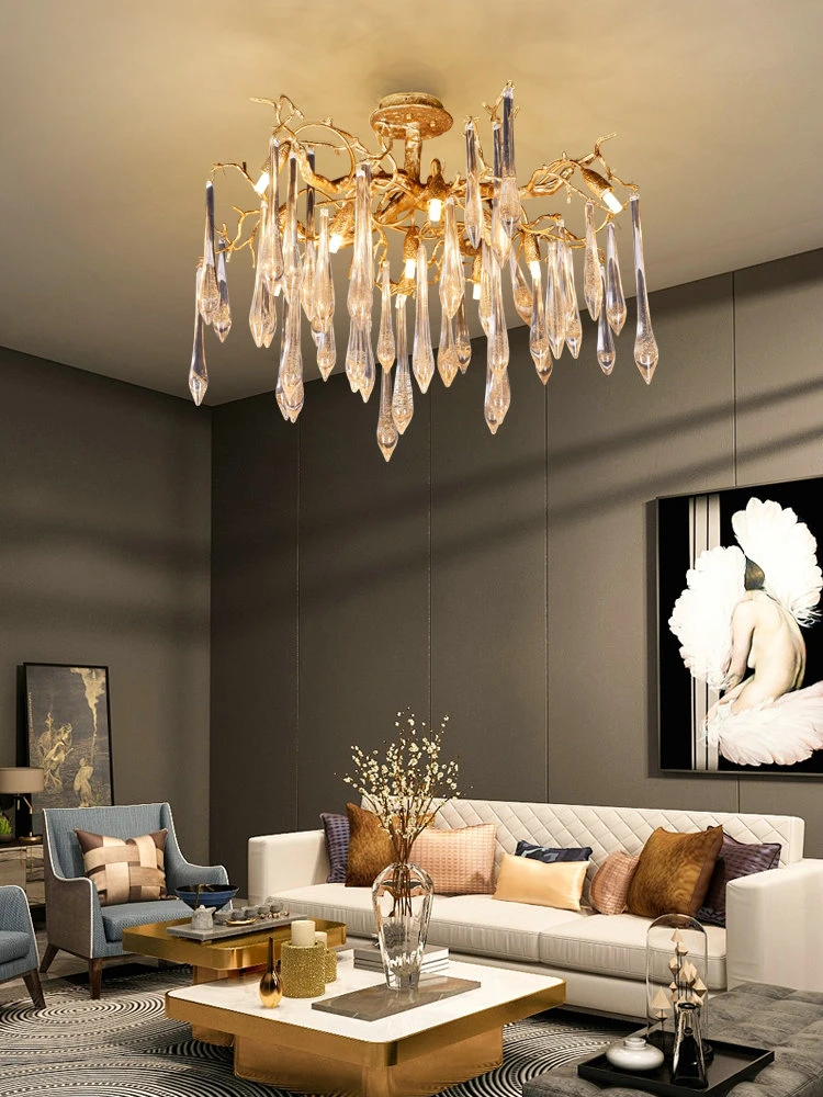 All copper branch restaurant pendant lamp American style simple bedroom study creative light luxury decoration living room sampl
All copper branch restaurant pendant lamp American style simple bedroom study creative light luxury decoration living room sampl