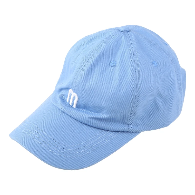 

Женская и мужская бейсбольная кепка с вышивкой букв, однотонная бейсболка в стиле хип-хоп для спорта на открытом воздухе для от
