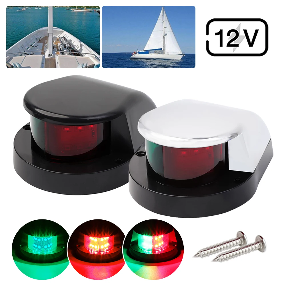 Boat Marine Sailing Light Red&Green LED Bow Navigation Boat Light Sailing Signal Light For MotorBoat Yacht Warning Light 12V
Boat Marine Sailing Light Red&Green LED Bow Navigation Boat Light Sailing Signal Light For MotorBoat Yacht Warning Light 12V