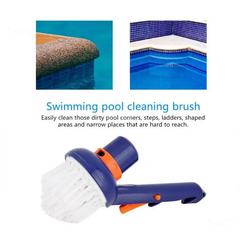 Corner Vacuum Brush Tools Outdoor Portable Swimming Pool Step Cleaning Brush Home Multifunctional Practical Cleaner Accessories
Corner Vacuum Brush Tools Outdoor Portable Swimming Pool Step Cleaning Brush Home Multifunctional Practical Cleaner Accessories