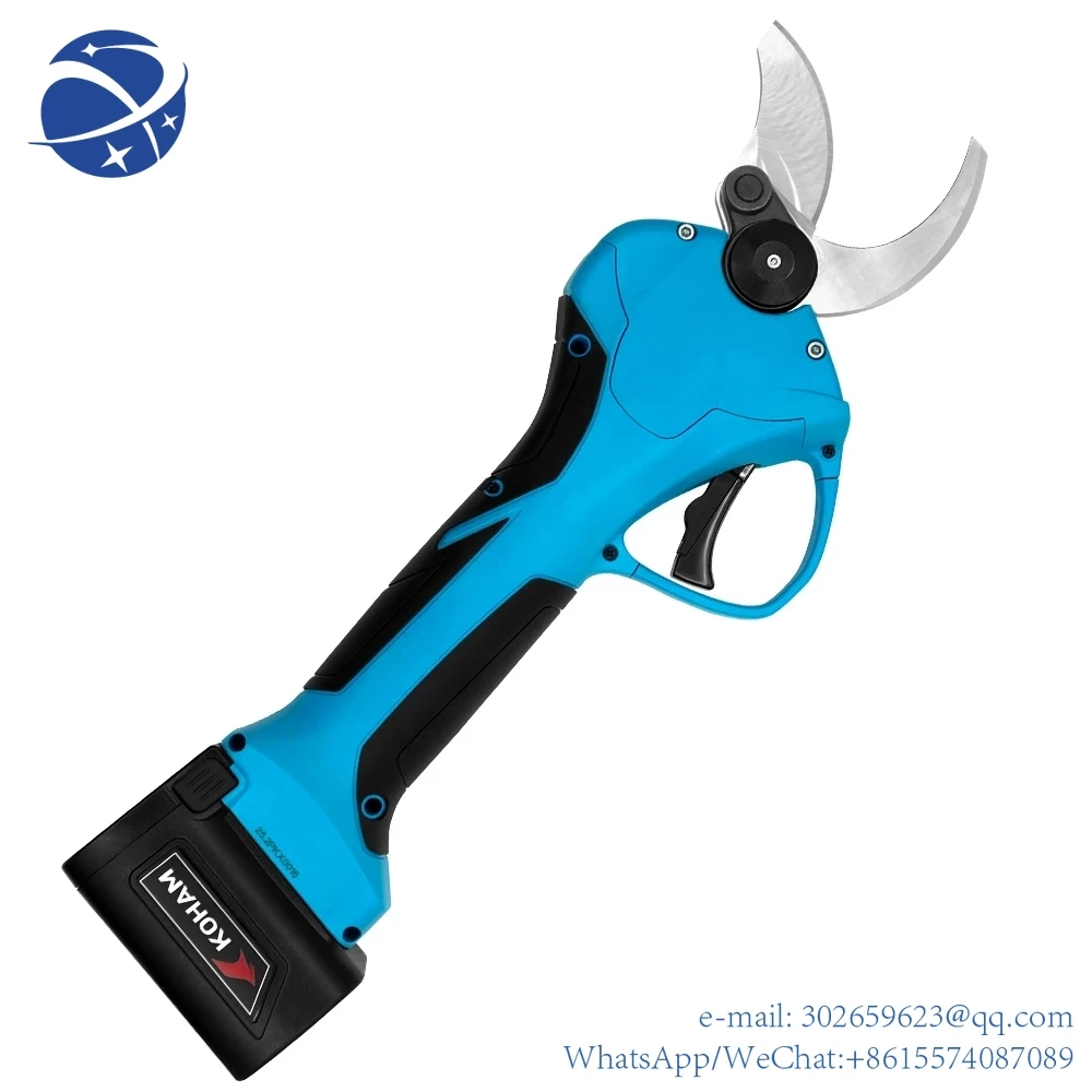 KOHAM 25.2V Electric Pruning Shears Progressive Function Branch Cutter Tree Pruner 40mm SK5 Scissors with 3 Batteries for Garden
KOHAM 25.2V Electric Pruning Shears Progressive Function Branch Cutter Tree Pruner 40mm SK5 Scissors with 3 Batteries for Garden