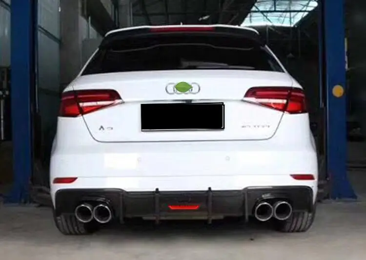 Carbon fiber Rear Bumper Lip Spoiler Diffuser Cover For Audi A3 S3 SLINE Hatchback Sportback 2017 2018 2019 2020 (With Lamp)
Carbon fiber Rear Bumper Lip Spoiler Diffuser Cover For Audi A3 S3 SLINE Hatchback Sportback 2017 2018 2019 2020 (With Lamp)