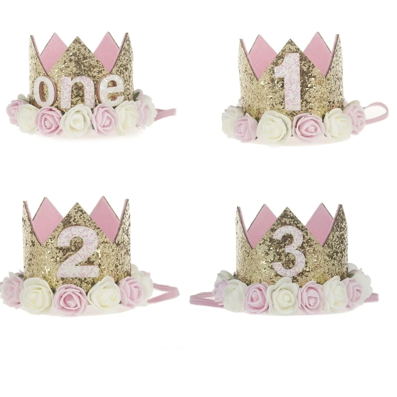 

Аксессуары для принцессы, короны для дня рождения, повязка на голову для вечеринки в честь Дня рождения ребенка, короны на день рождения