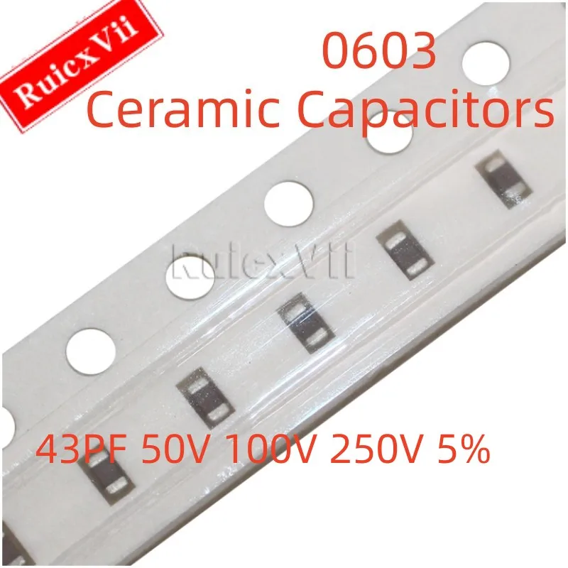(100 шт.) 0603 43PF 50 в 100 в 250 в 5% 430J COG 1608 SMD керамические конденсаторы
(100 шт.) 0603 43PF 50 в 100 в 250 в 5% 430J COG 1608 SMD керамические конденсаторы