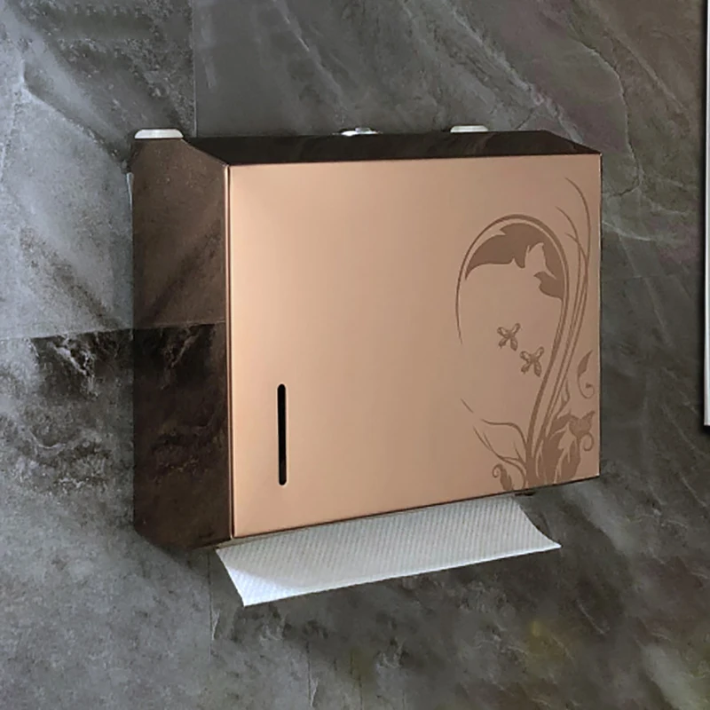Napkin Tissue Boxs Silver Simplw Tissue Boxs Roll Toilet Paper Case Home Kitchen Storage Paper Towel Dispenser Wall-mounted
Napkin Tissue Boxs Silver Simplw Tissue Boxs Roll Toilet Paper Case Home Kitchen Storage Paper Towel Dispenser Wall-mounted