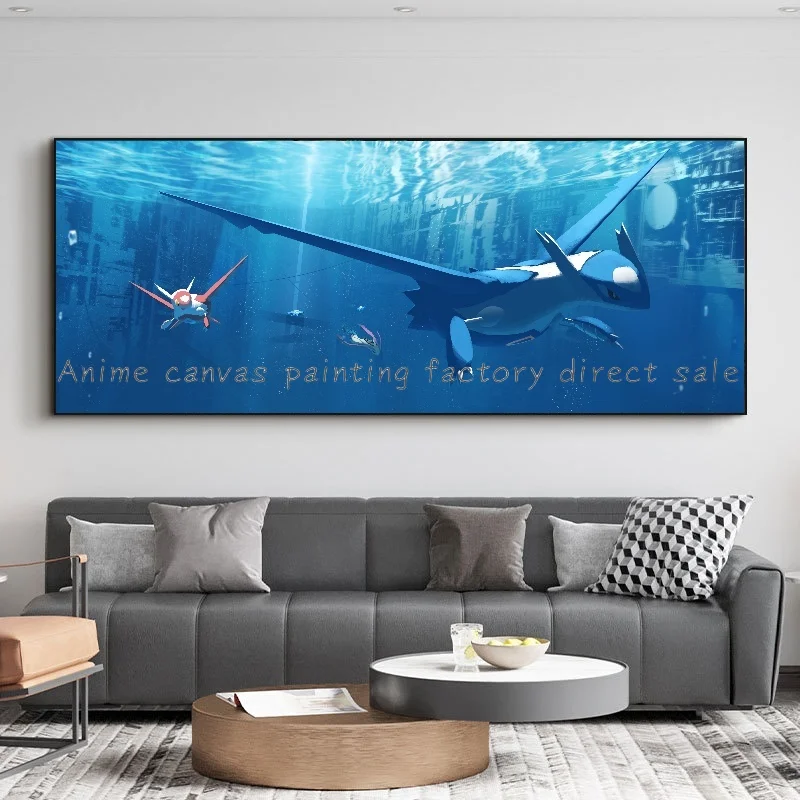 Japanese Retro Anime Pokemon Poster Children's Room Wall Mural High Quality Interior Wall Art Decorative Canvas Painting 
Japanese Retro Anime Pokemon Poster Children's Room Wall Mural High Quality Interior Wall Art Decorative Canvas Painting