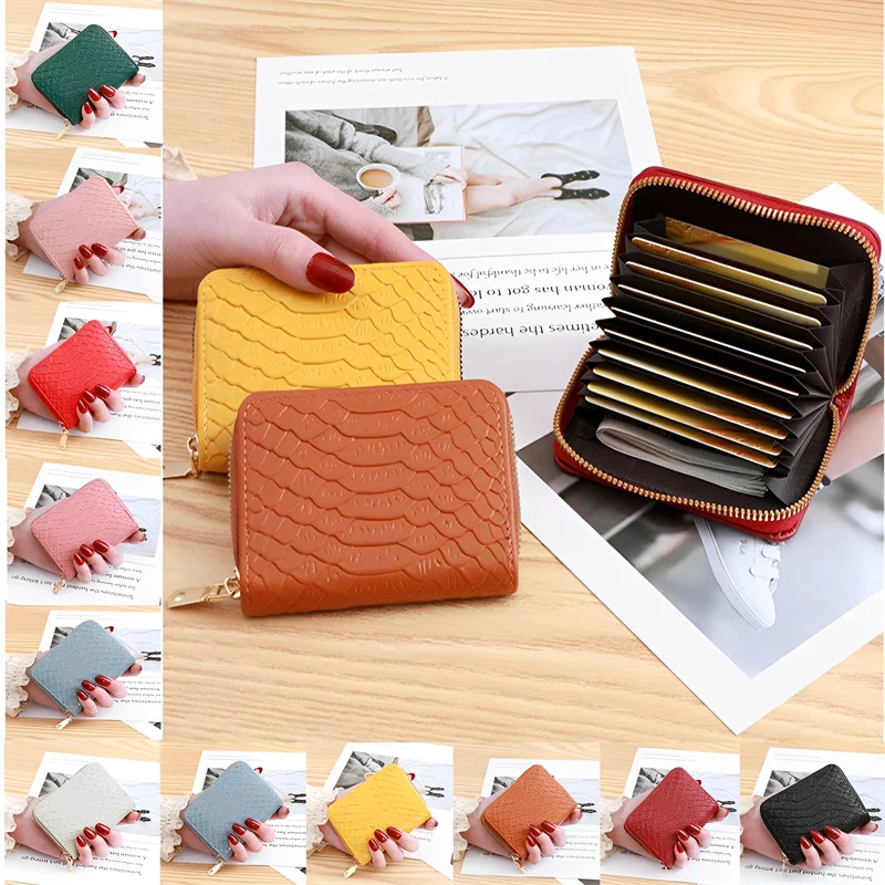 Genuine Leather Men Women Card Holder Small Zipper Wallet Solid Coin Purse Accordion DesignID Business Credit Card Bags
Genuine Leather Men Women Card Holder Small Zipper Wallet Solid Coin Purse Accordion DesignID Business Credit Card Bags