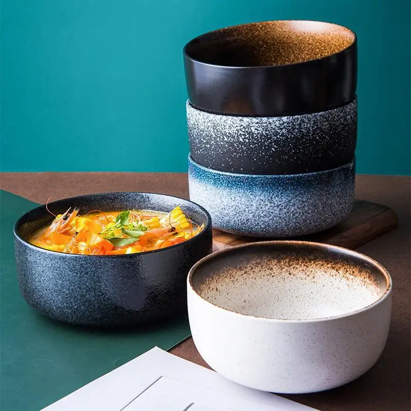 Japanese creative ceramic instant noodles bowl household personalized Bowl Restaurant ramen bowl retro soup bowl
Japanese creative ceramic instant noodles bowl household personalized Bowl Restaurant ramen bowl retro soup bowl