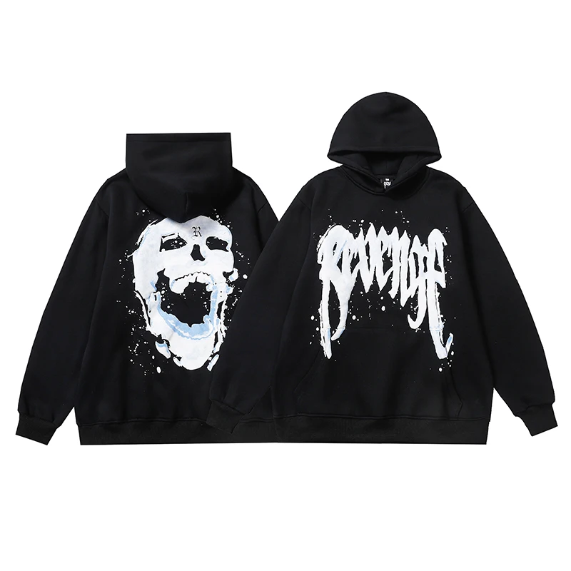 Revenge Hoodie Men's and Women's Colorful Classic Letter Printing Casual Fashion Trend Street HIP-HOP Loose Suede Sweatshirt
Revenge Hoodie Men's and Women's Colorful Classic Letter Printing Casual Fashion Trend Street HIP-HOP Loose Suede Sweatshirt