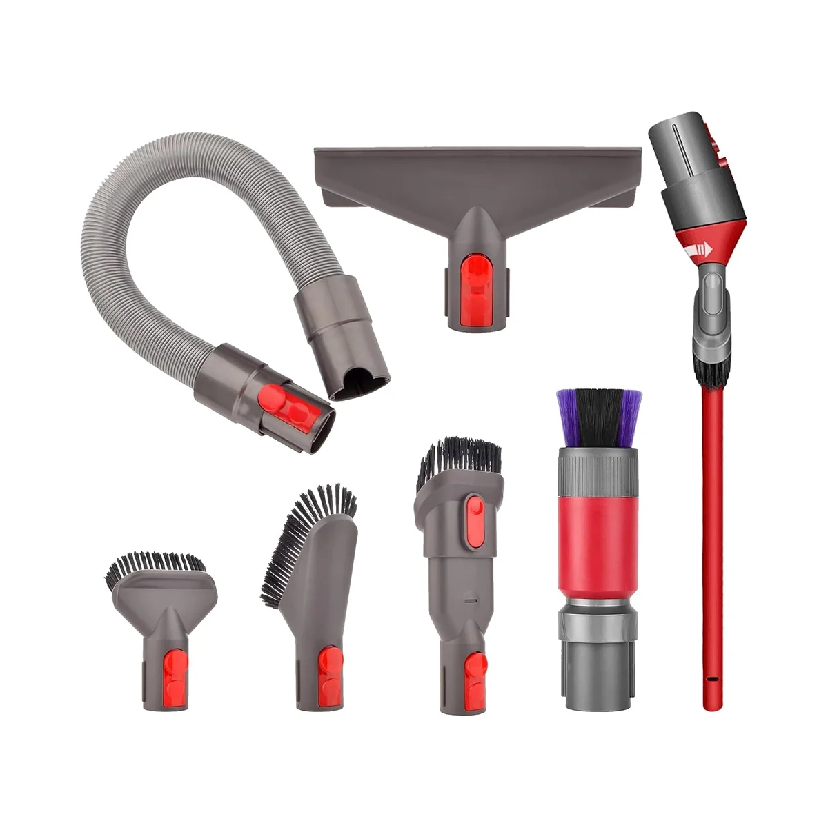 Щетка для Dyson V15/V11/V10/V7/V8, инструменты для удлинения матраса, без следов, с мягкой и жесткой щетиной
Щетка для Dyson V15/V11/V10/V7/V8, инструменты для удлинения матраса, без следов, с мягкой и жесткой щетиной