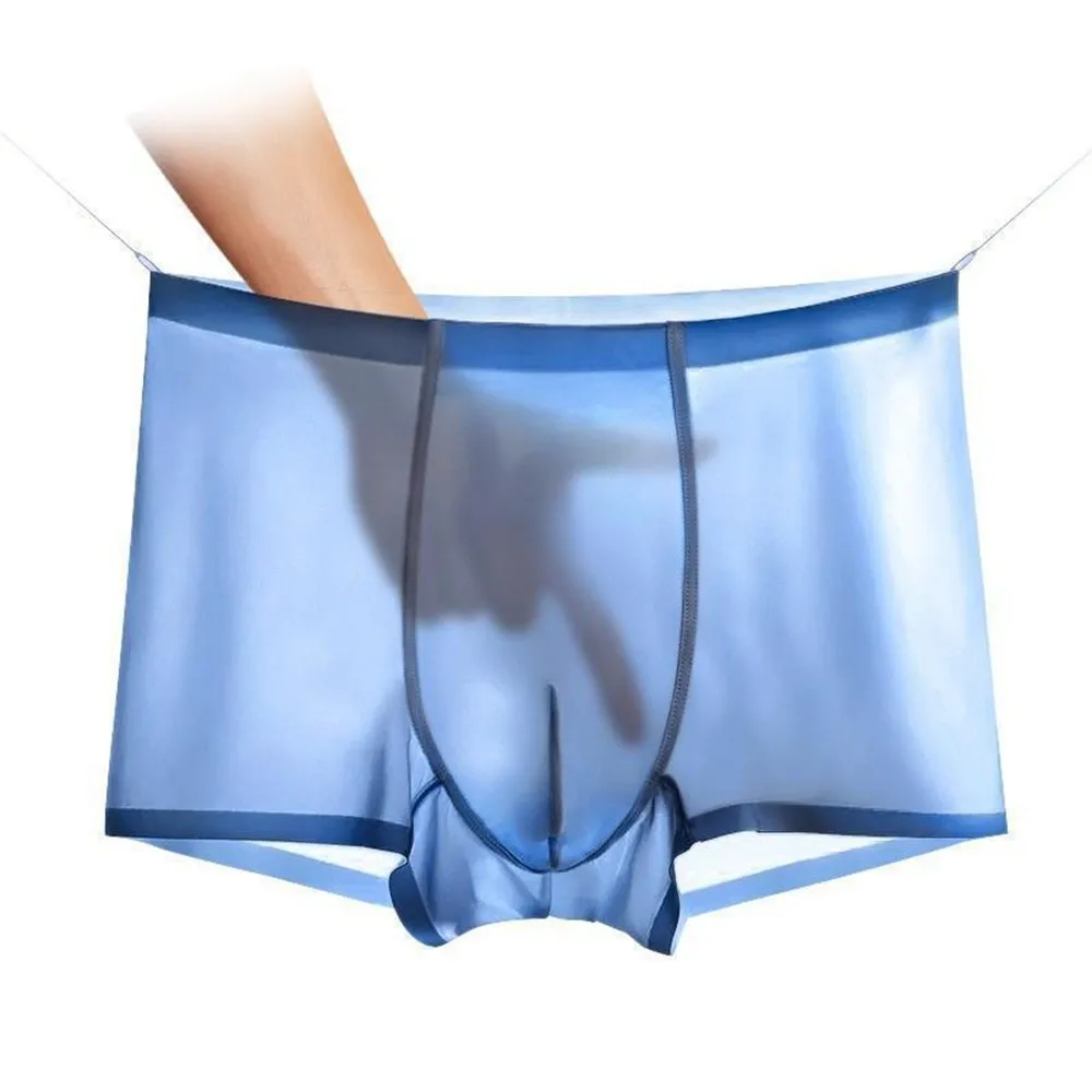 Men Sexy Boxer Briefs Ultra-Thin Transparent Underwear Bulge Pouch Shorts Trunks Elastic Underpants Breathable Sheer Lingerie
Men Sexy Boxer Briefs Ultra-Thin Transparent Underwear Bulge Pouch Shorts Trunks Elastic Underpants Breathable Sheer Lingerie